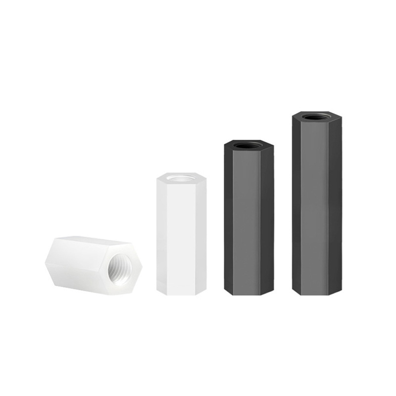 Nylon haligi ng haligi ng haligi hexagonal nylon nut electrical accessories