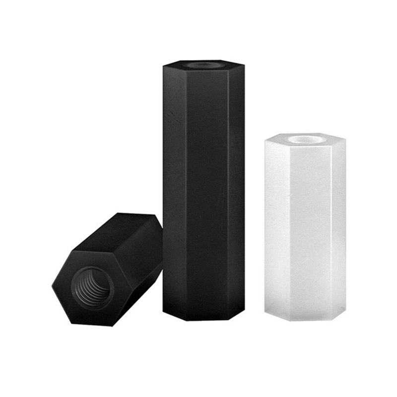 Nylon haligi ng haligi ng haligi hexagonal nylon nut electrical accessories