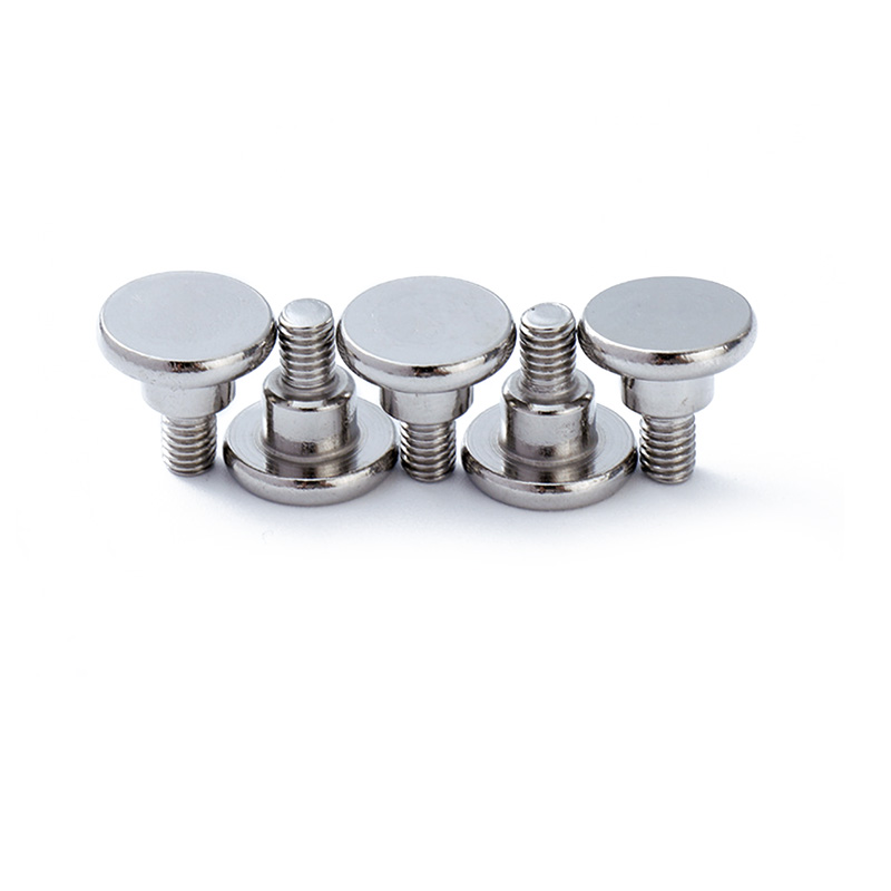 Flat head pin shaft screws
