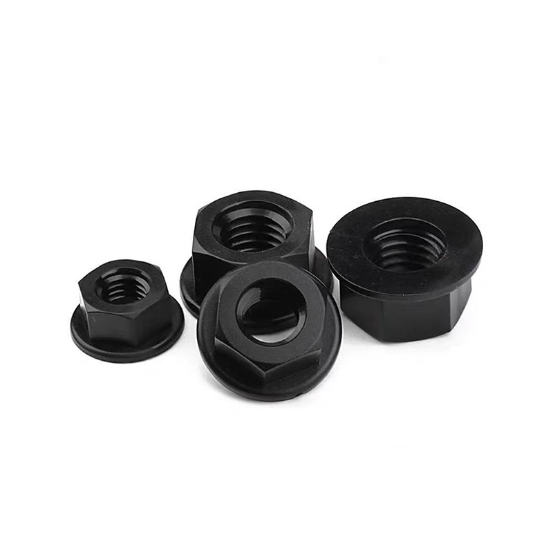 Nylon hexagonal nut flange hex nut nylon nut electrical accessories