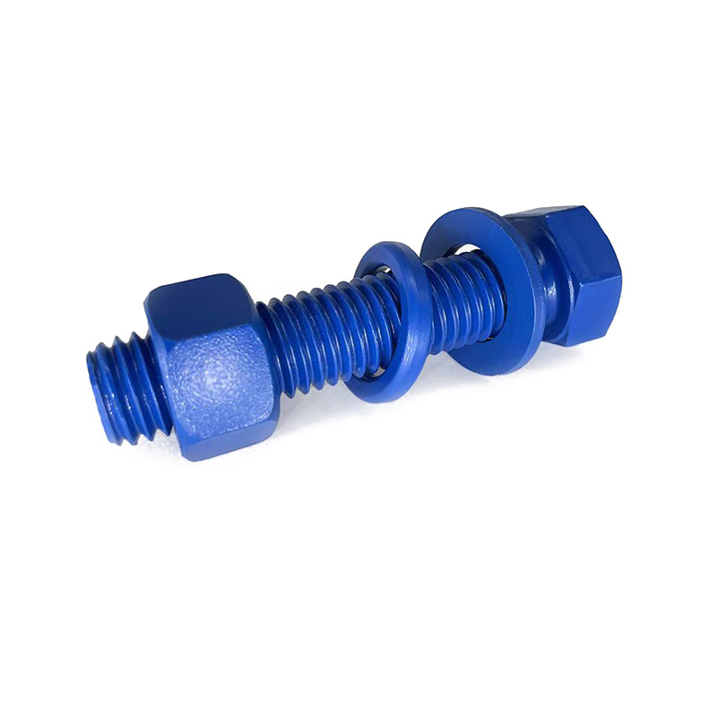 Baitang 10.9 12.9 8.8 A2 70 Hindi kinakalawang na asero Hexagonal Screw Blue Coated Screw