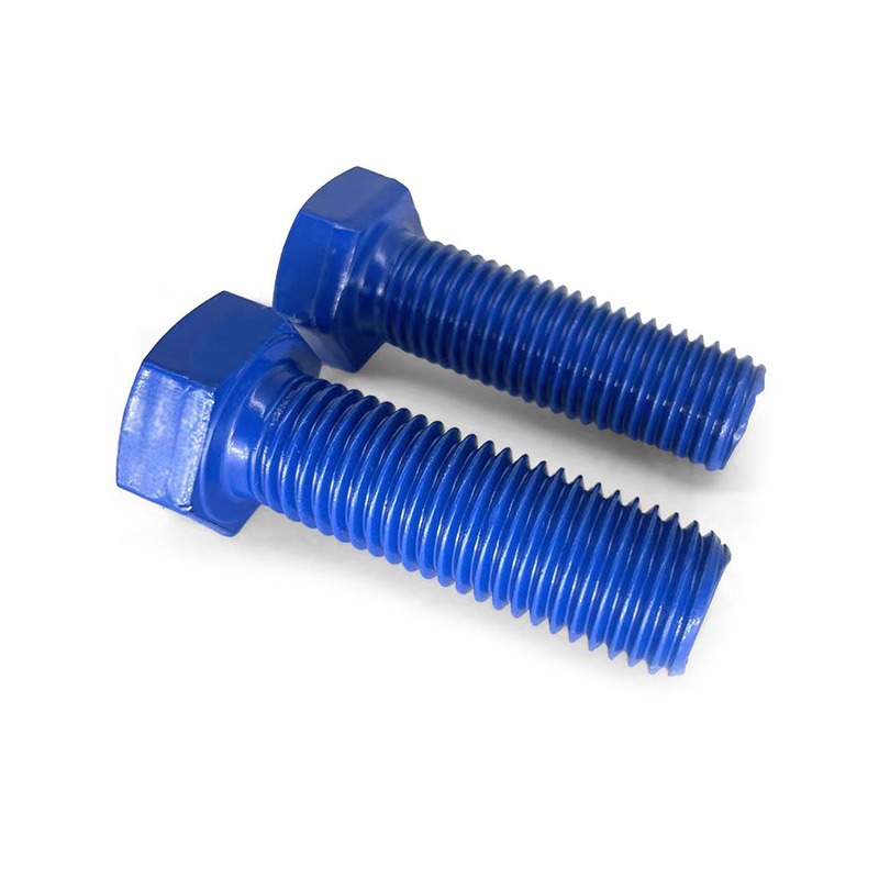 Baitang 10.9 12.9 8.8 A2 70 Hindi kinakalawang na asero Hexagonal Screw Blue Coated Screw
