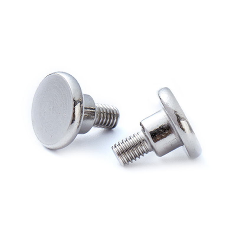 Flat head pin shaft screws