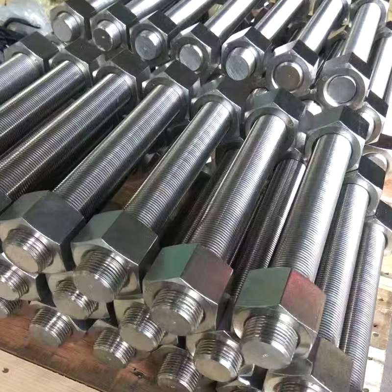 M27*300 PTFE Blue / Dacromet Coated ASTM A320 L7 Fully Threaded Rods M27*300 PTFE Blue / Dacromet Coated ASTM A320 L7 Fully Threaded Rods