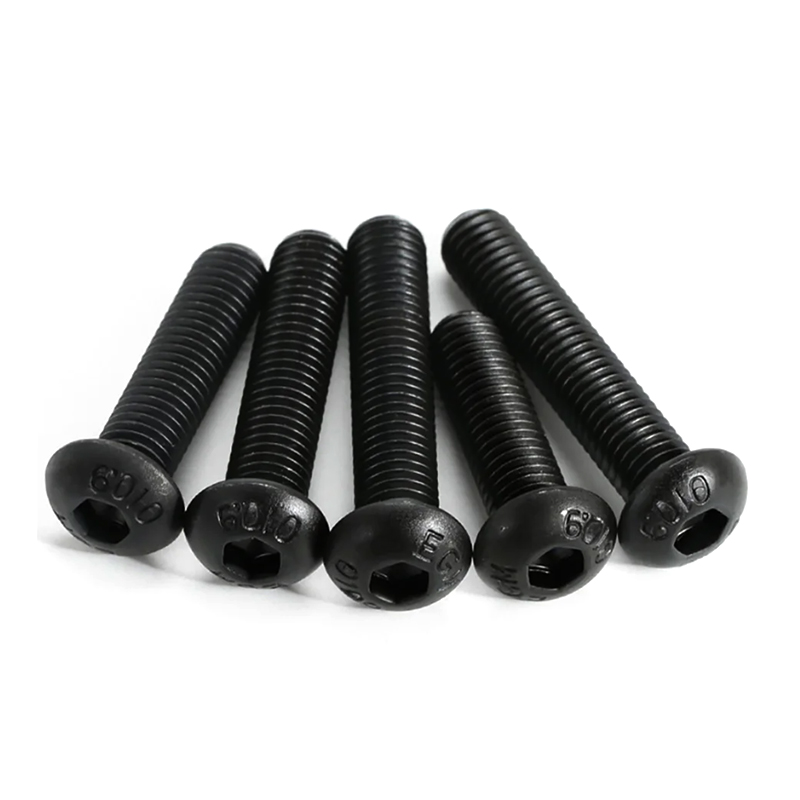 M6*100 Alloy Steel Black Phosphate Coated Button Screw M6*100 Alloy Steel Black Phosphate Coated Button Screw