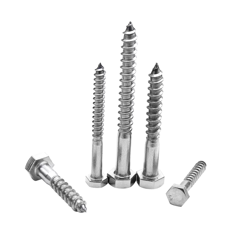 ST5*25 SS316 Hex Head Wood Screws para sa Woodworking