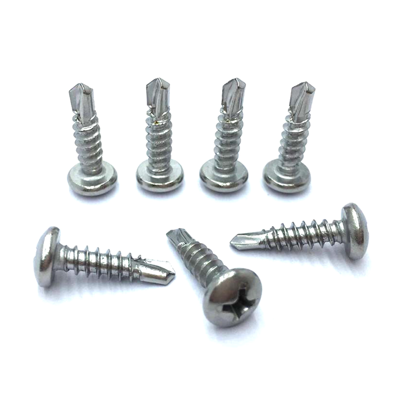 DIN 7504K SS304 Plain Cross Head Self Drilling Screw