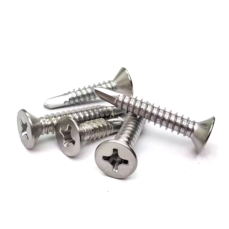 DIN 7504K SS304 Plain Cross Head Self Drilling Screw DIN 7504K SS304 Plain Cross Head Self Drilling Screw