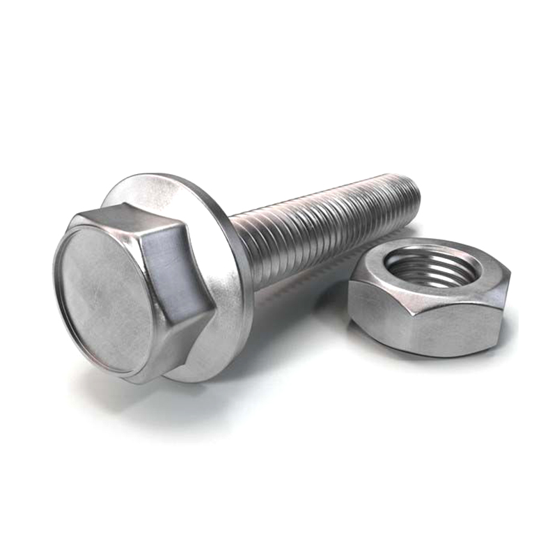 Hindi kinakalawang na asero 304 DIN 6921 Hex Flange Bolt Hindi kinakalawang na asero 304 DIN 6921 Hex Flange Bolt