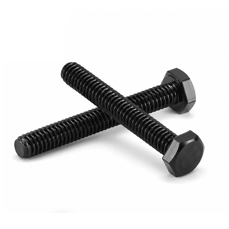SS304 A2-70 Black Oxide Full Thread Hexagonal Bolt DIN 933 SS304 A2-70 Black Oxide Full Thread Hexagonal Bolt DIN 933