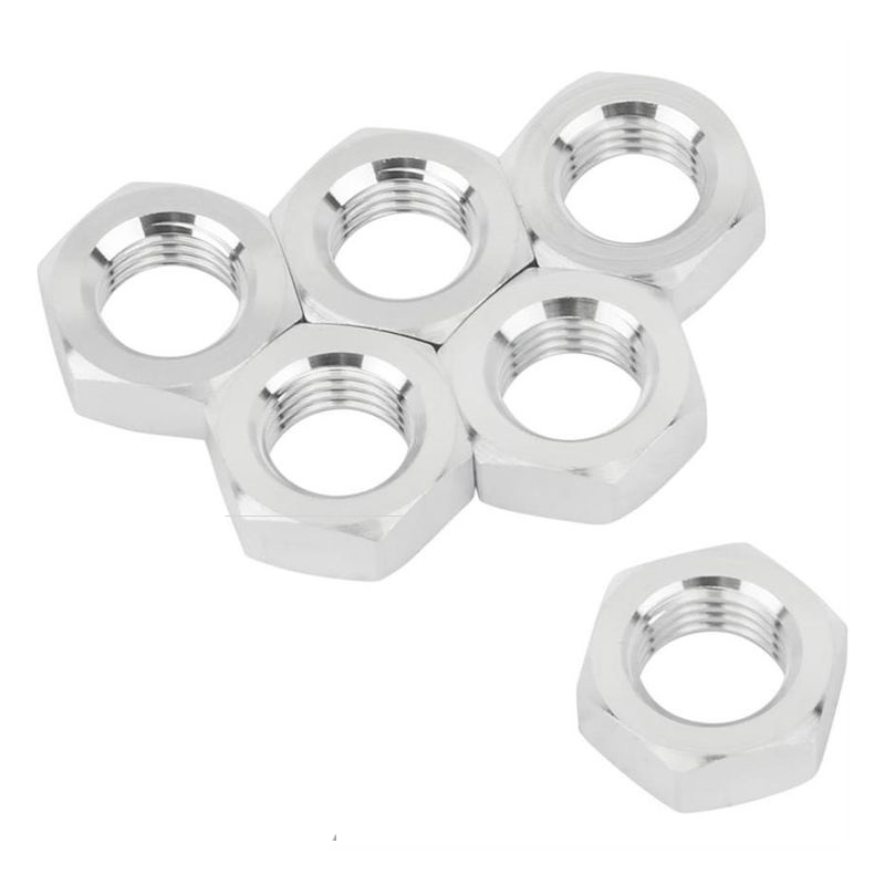 Stainless Steel 304 Plain Heavy Hex Jam Nuts Stainless Steel 304 Plain Heavy Hex Jam Nuts